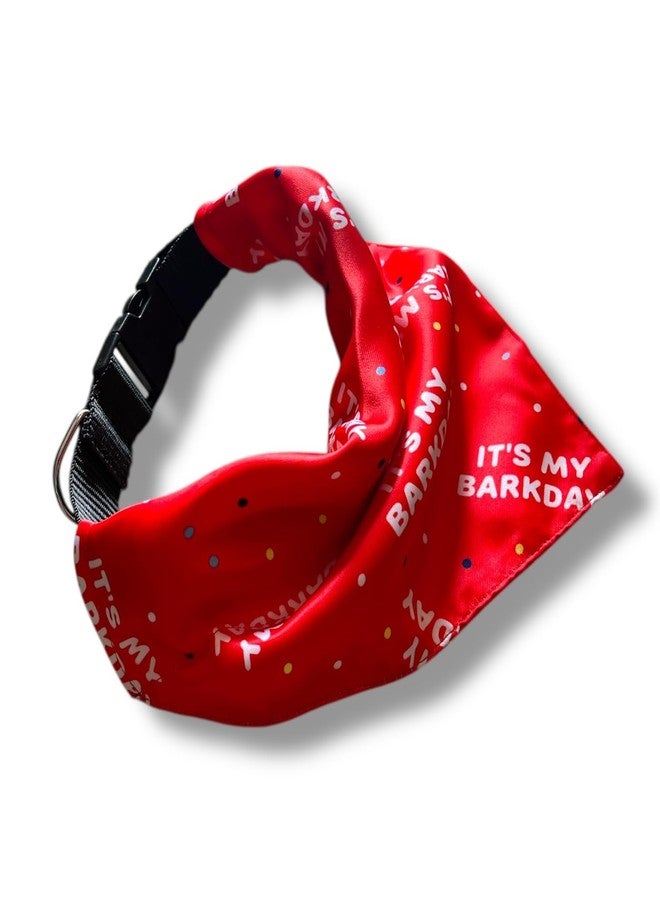 دبليو تقدم W طوقًا فاخرًا للغاية من الساتان للكلاب، وهو إكسسوار مثالي للكلاب المتوسطة والكبيرة. يتضمن طوقًا سهل الارتداء وطوقًا قابلًا للتعديل بحلقة على شكل حرف D. (متوسط - كبير، Its My BarkDay®) - Image 2